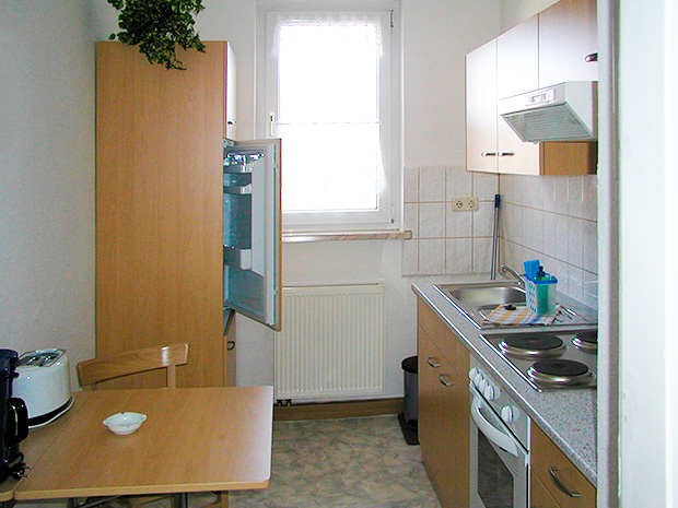 WG Aufbau Merseburg Küche in Gästewohnung in Merseburg West