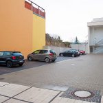 WG Aufbau Merseburg Parkplatz Wohnanlage Rabennest in Merseburg