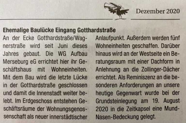 Der Merseburger vom Dezember 2020