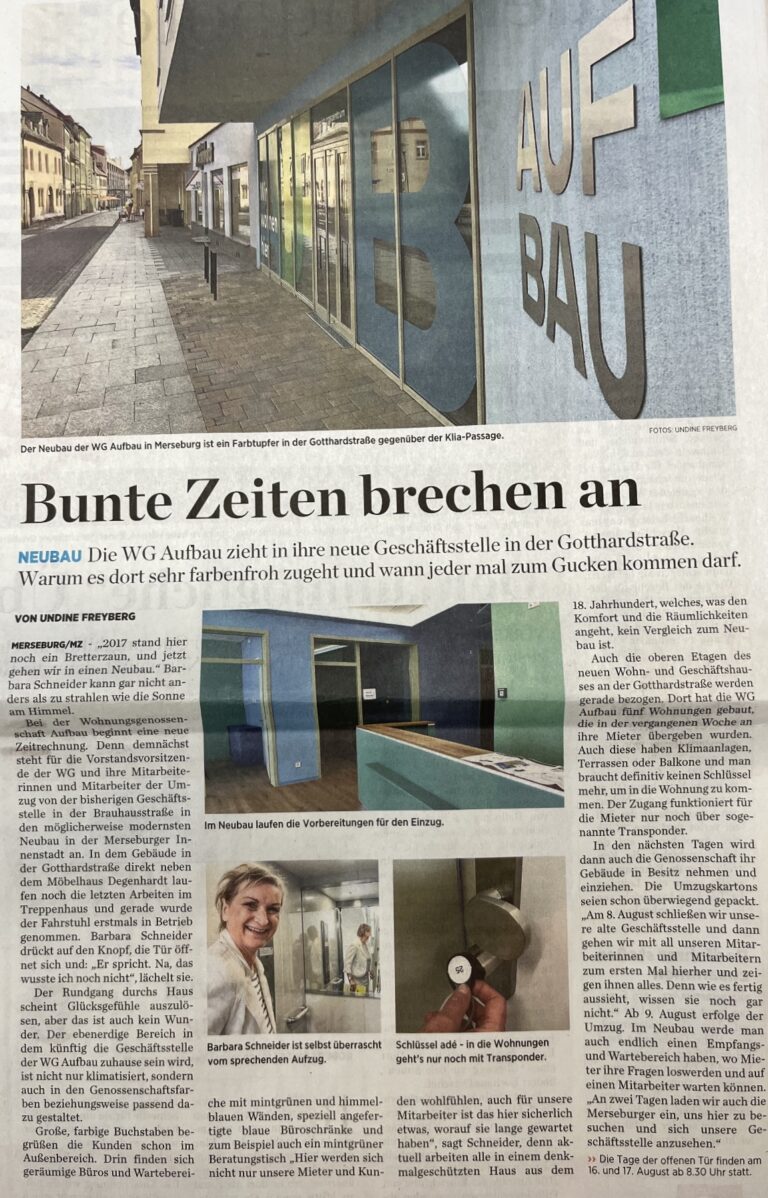 Mitteldeutsche Zeitung vom 02. August 2022