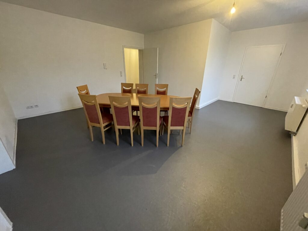 WG Aufbau Merseburg Hauptraum