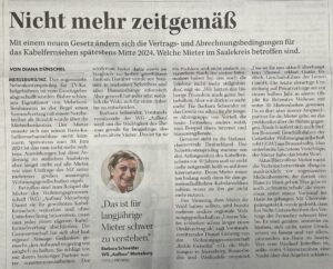 Mitteldeutsche Zeitung vom 07. November 2023