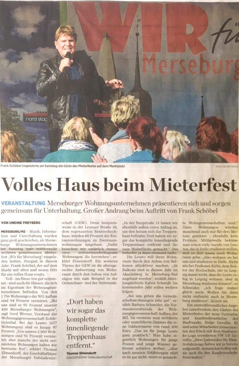 Volles Haus beim Mieterfest