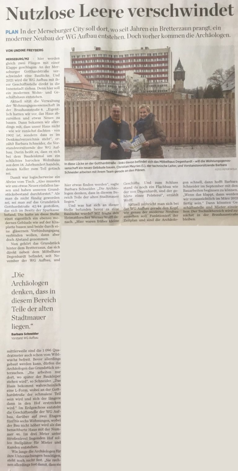 Mitteldeutsche Zeitung vom 27.01.2019