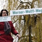 WG Aufbau Merseburg Einweihung Werner-Wolff-Weg